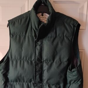 St. John's Bay Men’s Forest Green Quilted Puffer Vest